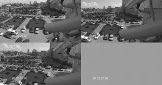 Установка систем видеонаблюдения на парковке в Донецке в октябре